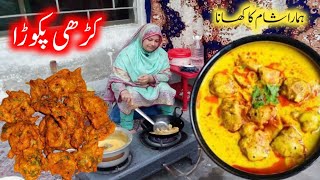 Khana Banane Ki Routine  Karii Pakora Recipe  Village Desi Style  Life With Rahat Umair [upl. by Doble]