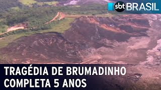 Tragédia de Brumadinho completa 5 anos data é marcada por protestos  SBT Brasil 250124 [upl. by Enitsirhk]