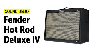 Fender Hot Rod Deluxe IV Sound Demo no talking [upl. by Eskil]