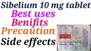 Sibelium 10 mg tablet best uses benifits precaution and side effects in hindi [upl. by Newman]