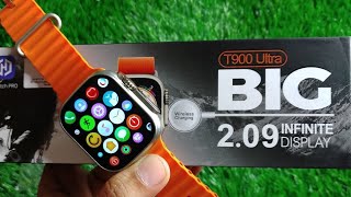 T900 Ultra Smartwatch🔥  UNBOXING  BIG Display 🟠  Must Watch asmr [upl. by Mcgee162]