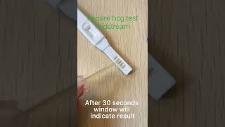 How to use Recare hcg pregnancy test midstream We are professional rapid test factory follow us [upl. by Minton663]