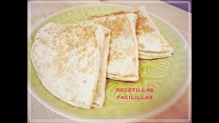 Piadina Vegetariana ligera de Queso Receta muy Sencilla [upl. by Linda464]