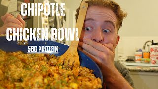 CHIPOTLE CHICKEN BOWL MEAL PREP [upl. by Renard]