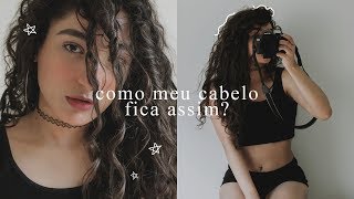 Como finalizo meu cabelo 2c amp 3a [upl. by Kelda963]