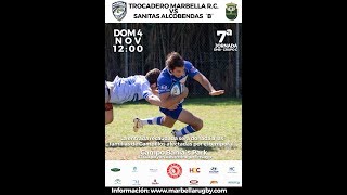 Trocadero Marbella  Sanitas Alcobendas Rugby [upl. by Odrick]