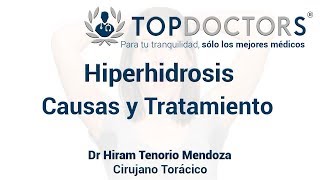 Hiperhidrosis Tratamiento para la Sudoración Excesiva [upl. by Acimahs]