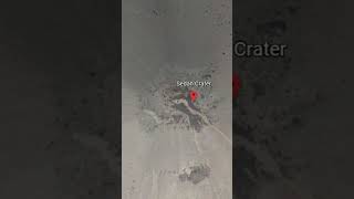 Sedan Crater nuclear test  Google earth scary placesshark googleearth [upl. by Fenny]