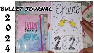 Bullet Journal Portada de enero 2024✨️ [upl. by Alleiram891]