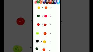 What color mixing in 12 colour shortvideo art trending satisfying ytshortsvideo asmr [upl. by Nosyrb]