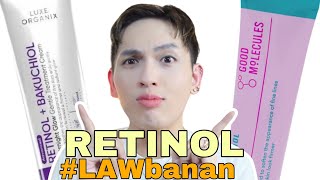 LUXE ORGANIX RETINOL VS GOOD MOLECULES RETINOL  WHICH IS BETTER SIR LAWRENCE [upl. by Ecyaj72]