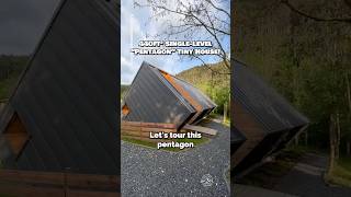 Would you live in this pentagon tinyhouse  🏡 housetour hometour pentagon tinyhome [upl. by Hartwell]