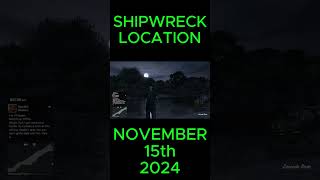 Shipwreck Location November 15th gta gtav gtaonline gaming gta5today gta5online treasurechest [upl. by Ailegave706]