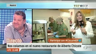 Nos colamos en la cocina de Chicote en Espejo público [upl. by Enimrej]