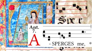 Asperges me  Rite of Sprinkling  Latin Gregorian Chant  Traditional Latin Mass [upl. by Arok]