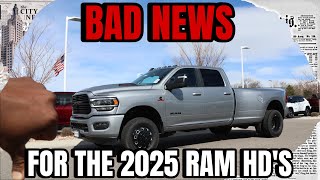 This Is BAD NEWS For The 2025 Redesigned RAM HDs [upl. by Ranson]