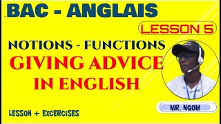 BAC Anglais  Cours 5  Giving Advice in English [upl. by Danae942]