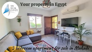 3 bedroom apartment for sale in Makadi Heights Makadi Bay Red Sea Egypt [upl. by Gnik858]