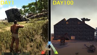 Ark Survival Evolved 100 Days RagnarokWith MODS [upl. by Ecirtaeb]