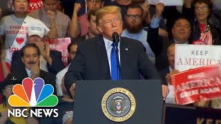 President Donald Trump Holds Campaign Rally In Las Vegas Full  NBC News [upl. by Kurman533]