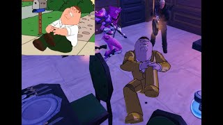 Peter Griffin has a Death Animation in Fortnite 💀 [upl. by Ecirtac974]