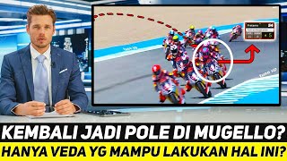 KEMBALI JADI POLE POSITION DI MUGELLO AKSI MONCER VEDA EGA JADI SOROTAN TAJAM LEGENDA BALAP DUNIA [upl. by Ambrosane]