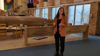 Rev Lisa Harmon talks about preservation at Billings First Congregational Church [upl. by Gnuhc]