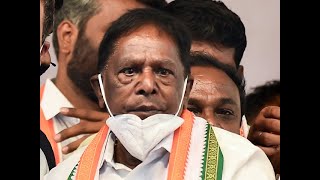 Puducherry 5th Congress MLA resigns ahead of floor test [upl. by Ecinreb]