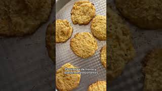 GALLETITAS DE COCO Y NARANJA 🥥🍊 galletas receta chango parati [upl. by Anecuza604]