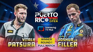 FILLER vs PATSURA  Puerto Rico Men’s Open by Samsung TV Plus [upl. by Boice]