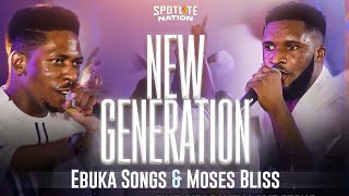 New Generation  Ebuka Songs amp Moses Bliss Live [upl. by Naeerb]