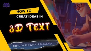 Mastering 3D Text Creating 3D text in 1 minute [upl. by Kcirdahc965]