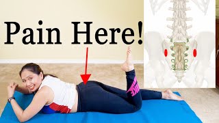 How to Relieve the Sacroiliac Joint Pain and Improve Hip Mobility Pilates Yoga Program [upl. by Onfre]