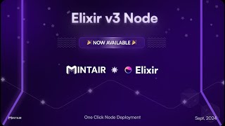 Elixir v3 Testnet Validator Node Guide  One Click Node  Mintair🪄 [upl. by Caleb]