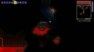 Farming Obsidian with Bombs water and lava  Terraria 1432 [upl. by Adnor]