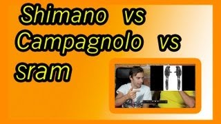 Sram vs Shimano vs Campagnolo  il migliore [upl. by Aeet]