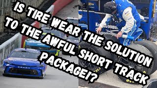 “IS TIRE WEAR THE SOLUTION TO THE AWFUL SHORT TRACK PACKAGE“  OPINION ON THE BRISTOL NASCAR RACE [upl. by Liatris]