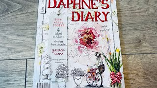 Daphnes Diary Magazine Share Issue 3  2021  Paper Sounds and Music  ASMR [upl. by Sacttler]