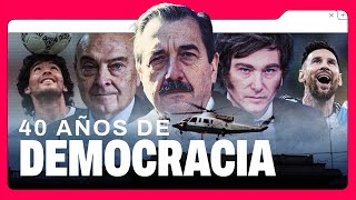 Argentina y los 40 años de democracia  Filo Explica [upl. by Ainoda355]