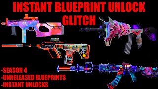 INSTANT UNLOCK BLUEPRINT GLITCH UNRELEASED BLUEPRINTS COLD WAR BLUEPRINT GLITCH COLD WAR GLITCHES [upl. by Ronnica]