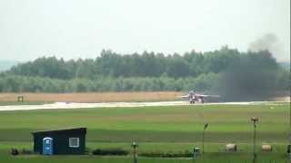 Polish Mig29 amazing takeoff for display [upl. by Haneen]