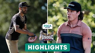 Round 2 Highlights  2024 United States Disc Golf Championship [upl. by Enogitna]