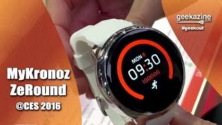 Exclusive First Look at MyKronoz ZeRound Smartwatch [upl. by Tabib871]