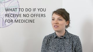 What to do if you receive no offers for medicine [upl. by Osbert940]