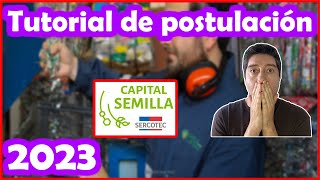 TE ENSEÑO A GANAR 🤑 3500000 con el capital SEMILLA EMPRENDE 2023 de SERCOTEC 👌🏻 [upl. by Oeht]