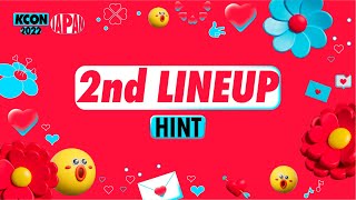 KCON 2022 JAPAN 2nd LINEUP HINT😍 [upl. by Eaj]