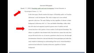 A short guide to annotated bibliographies [upl. by Ikcin]