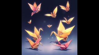 Tutorial How to fold an origami paper crane [upl. by Acinet]