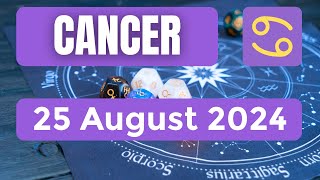 Cancer horoscope  Cancer Horoscope for Today 25 August 2024 [upl. by Kcirrez77]