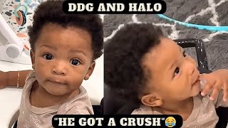 DDG Reveals Halos First Crush 😂❤️ [upl. by Barcot]